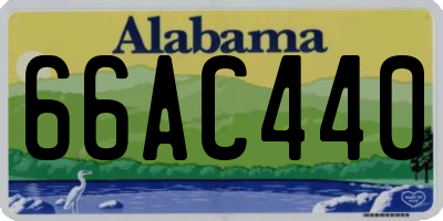 AL license plate 66AC440