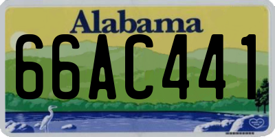 AL license plate 66AC441