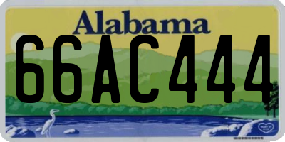 AL license plate 66AC444