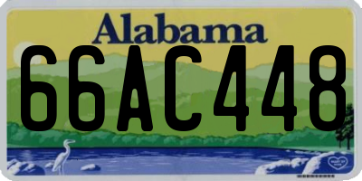 AL license plate 66AC448