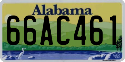 AL license plate 66AC461