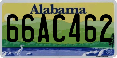 AL license plate 66AC462
