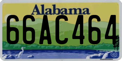 AL license plate 66AC464