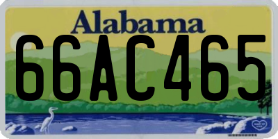 AL license plate 66AC465
