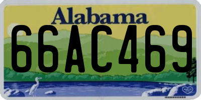 AL license plate 66AC469