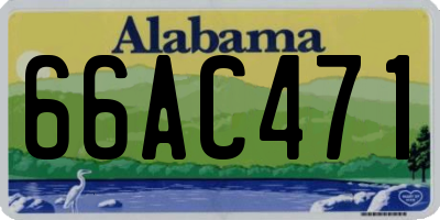 AL license plate 66AC471