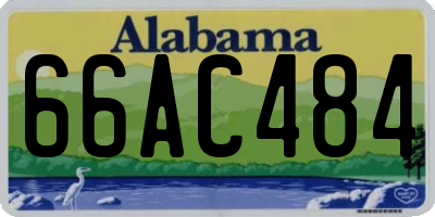 AL license plate 66AC484