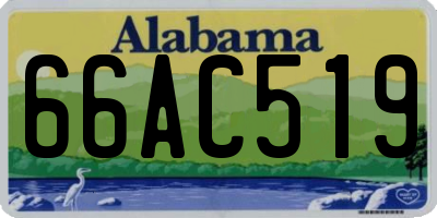 AL license plate 66AC519