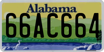 AL license plate 66AC664