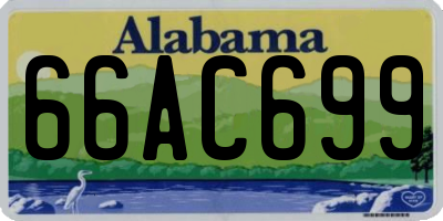AL license plate 66AC699