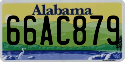 AL license plate 66AC879
