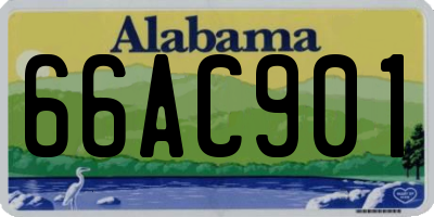 AL license plate 66AC901