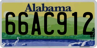 AL license plate 66AC912