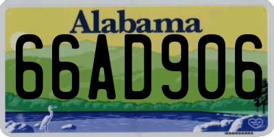 AL license plate 66AD906