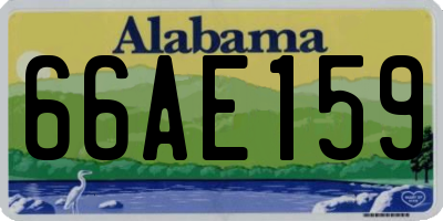 AL license plate 66AE159