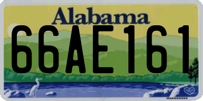 AL license plate 66AE161