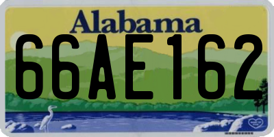 AL license plate 66AE162