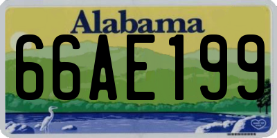AL license plate 66AE199
