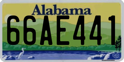 AL license plate 66AE441