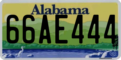 AL license plate 66AE444