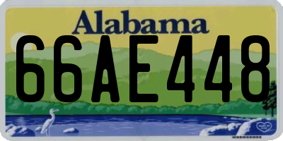 AL license plate 66AE448