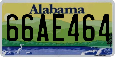 AL license plate 66AE464