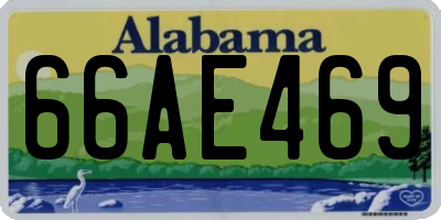 AL license plate 66AE469