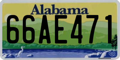 AL license plate 66AE471