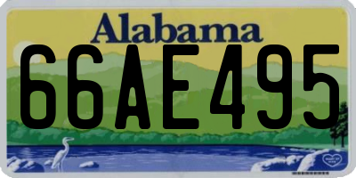 AL license plate 66AE495