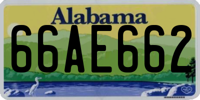AL license plate 66AE662