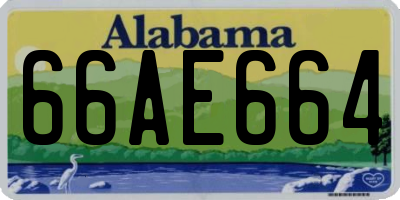 AL license plate 66AE664
