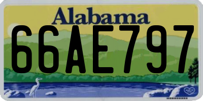 AL license plate 66AE797