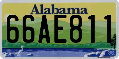AL license plate 66AE811