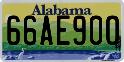 AL license plate 66AE900