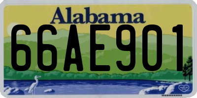 AL license plate 66AE901