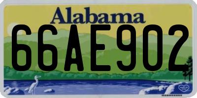 AL license plate 66AE902