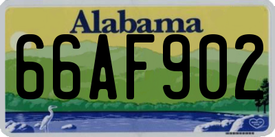 AL license plate 66AF902