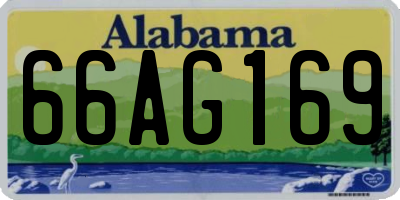 AL license plate 66AG169