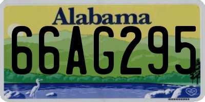 AL license plate 66AG295