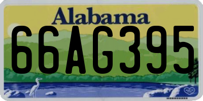 AL license plate 66AG395