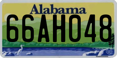 AL license plate 66AH048