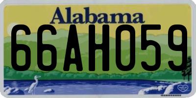 AL license plate 66AH059
