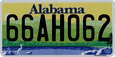 AL license plate 66AH062