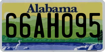 AL license plate 66AH095