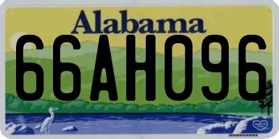 AL license plate 66AH096