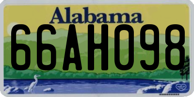 AL license plate 66AH098