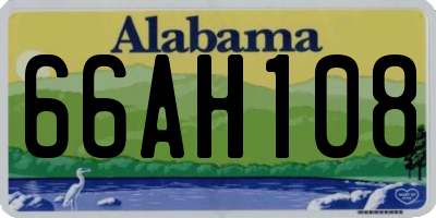 AL license plate 66AH108