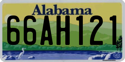 AL license plate 66AH121