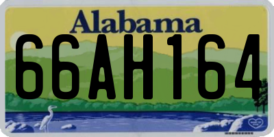 AL license plate 66AH164