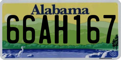 AL license plate 66AH167